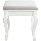 Landscape TABURE, les, tekstil, leseni material siva, bela | Shoptok.si
