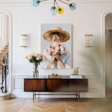 Styler Slika z ročno naslikanimi elementi 70x100 cm Estelle – | Shoptok.si