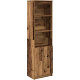 Visoka komoda boja staro drvo 50x35x180 cm konstruirano drvo | shoptok.hr