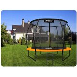 Neo-Sport profilirani vrtni trampolin 312 cm (10 ft) s unutarnjom mrežom, narančasti | shoptok.hr