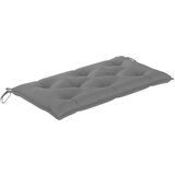  Klupa sa sivim jastukom 112 cm od masivne tikovine | shoptok.hr