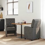  Blagovačke stolice s kotačima 2 pcs Crna 58 x 67 x 97 cm | shoptok.hr