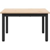  Klubska miza Naravna 60 x 50 x 36 cm Masivno borovo les, (5000107338) | Shoptok.si
