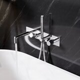 ELITE EDITION Podometna stenska kadna armatura BSC1723 v temno grafitni izvedbi — Brušeno zlato | Shoptok.si