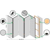 Artgeist PARAVAN 135/172/3 cm temno zelena, metino zelena | Shoptok.si