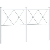  Metalno uzglavlje bijelo 140 cm | shoptok.hr