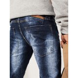 DStreet Men's Dark Blue Trousers | Shoptok.si