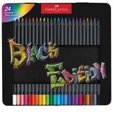  BOJE DRVENE 24BOJE METALNA KUTIJA BLACK EDITION FABER-CASTELL 116425 | shoptok.hr