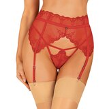 Obsessive Lonesia Garter Belt Red L/XL Cene