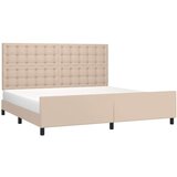  Okvir za krevet s uzglavljem cappuccina 200x200 cm umjetna koža | shoptok.hr