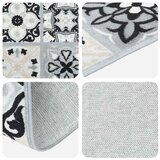  Traka za tepih ORIZ 1150 gsm Siva i crna - Siva i crna 50 x 150 cm | shoptok.hr