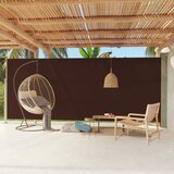 vidaXL Zložljiva stranska tenda za teraso 220x600 cm rjava Cene