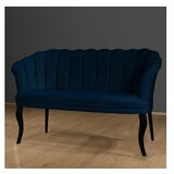 Atelier Del Sofa sofa dvosed daisy black wooden dark blue Cene