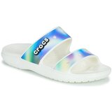 Crocs Natikači CLASSIC SOLARIZED SANDAL Bela | Shoptok.si