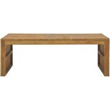  Stolić za kavu od komada masivne tikovine 110 x 35 x 38 cm | shoptok.hr