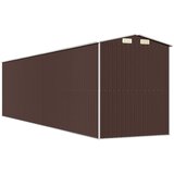  Vrtno spremište tamnosmeđe 192x772x223 cm pocinčani čelik | shoptok.hr