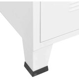 vidaXL garderobna omara bela 90x50x180 cm kovina | Shoptok.si