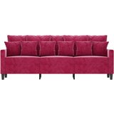  Trosjed crvena boja vina 180 cm baršunasti | Eponuda.com