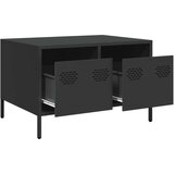 vidaXL TV omarica črna 68x50x43,5 cm hladno valjano jeklo | Shoptok.si