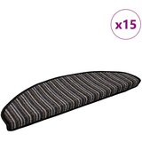  Samoljepljivi stepenasti ulošci 15 pcs Antracit 65 x 21 x 4 cm | shoptok.hr