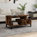  Stolić za kavu boja hrasta 90x49x45 cm konstruirano drvo | shoptok.hr