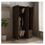 Hanah home merlin - walnut walnut wardrobe | ePonuda.com