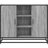  Komoda Siva Sonoma 92x35x76 cm Konstruirano drvo | shoptok.hr