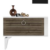 Hanah home tv polica arona white walnut