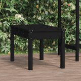vidaXL Vrtna klupa crna 80 x 44 x 45 cm od masivne borovine Cijene