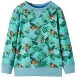  Dječja topla majica svjetlozelena prošarana 92 | shoptok.hr