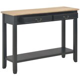  Konzolni stol crni 110 x 35 x 80 cm drveni | shoptok.hr
