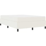 vidaXL Konstrukcija postelje krema 160 x 200 cm Mikrovlaknena tkanina, (5000125854) | Shoptok.si