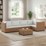  6 kom. Ratan Lounge Set s Jastucima GENDT Prirodni ratan | shoptok.hr