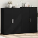 vidaXL Komoda 2 kom crna 60x31x84 cm od konstruiranog drva Cijene