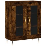 Maison Chic Komoda - Predalnik dimljeni hrast 69,5x34x90 cm inženirski les, (21718595) | Shoptok.si