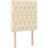  Krevet box spring s madracem LED krem 80 x 200 cm od tkanine | shoptok.hr