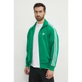 Adidas Dukserica za muškarce, boja: zelena, s aplikacijom, IU0762