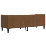  Fotelja Chesterfield 3-sjed smeđa umjetna antilop koža | shoptok.hr