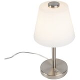 Trio Leuchten Dizajn namizne svetilke jeklo, zatemnitveno vključno z LED - Regno | Shoptok.si