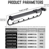 REIXUIER 2x 45cm izvlečno obešalo za hlače | Shoptok.si