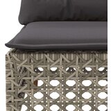  6-dijelni set vrtnih sofa od poliratana s jastucima sivi | shoptok.hr