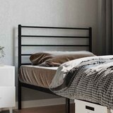  Metalno zamjensko uzglavlje crno 90 cm | shoptok.hr