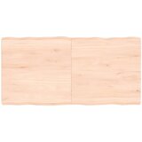 vidaXL Mizna plošča 120x60x6cm neobdelana trdna hrastovina naraven rob Cene