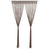 Furnova Zavesa makrame taupe 140x240 cm bombaž, (21917786) | Shoptok.si