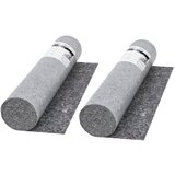 Nedrseča zaščitna podloga 2 kosa 50 m 280 g/m² siva, (20756409) | Shoptok.si