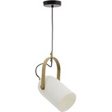 Kave Home Bela viseča svetilka s steklenim senčilom ø 14 cm Reisy – | Shoptok.si