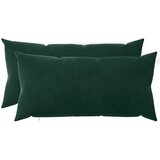  Jastuk s jastukom HEERLEN 2 kom. Tamnozelena Baršun - Tamnozelena 40 x 80 cm 2 | shoptok.hr