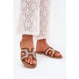Boto Women's Flat Heeled Sandals Brown Vereya | Shoptok.si