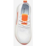 Resti White women's sports shoes with orange inserts Kedeti - Footwear | Shoptok.si