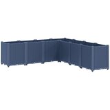  Vrtna sadilica plava siva 160 x 160 x 53 cm PP | shoptok.hr